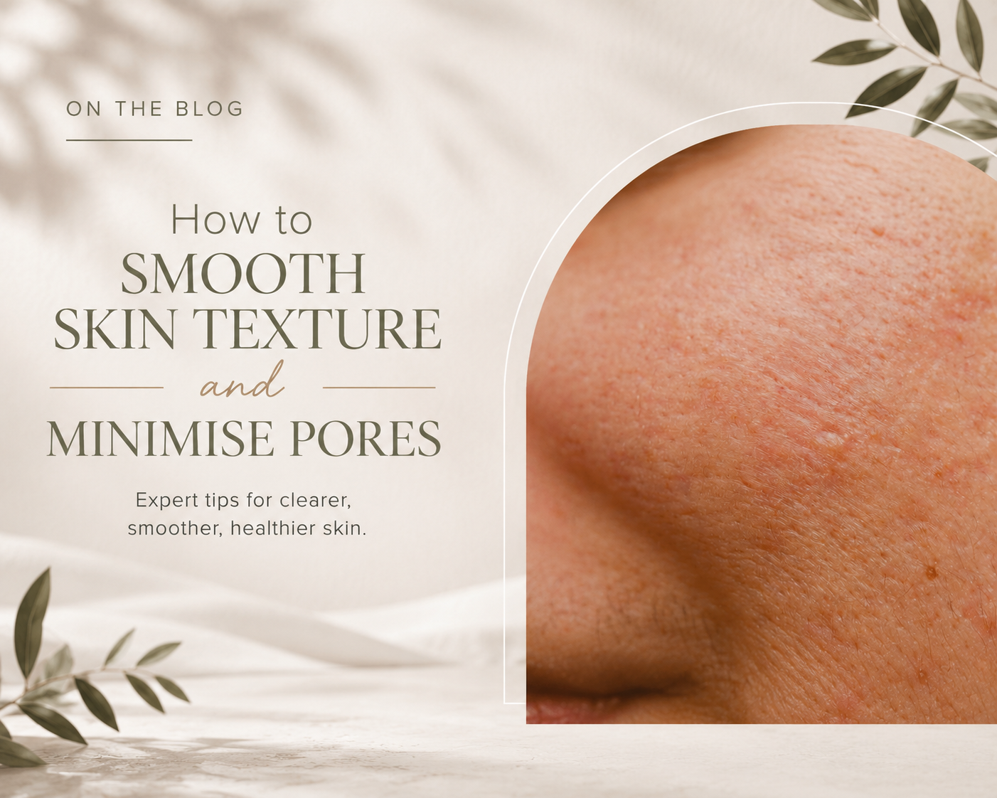 How to Smooth Skin Texture and Minimise Pores