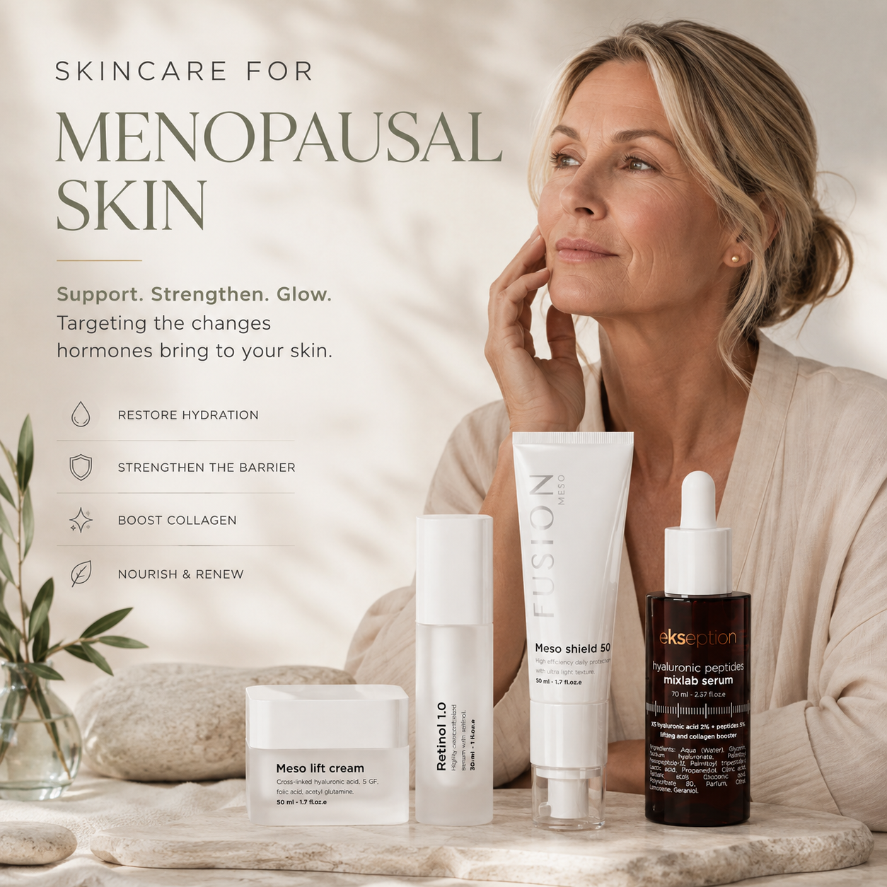 skincare for menopausal skin