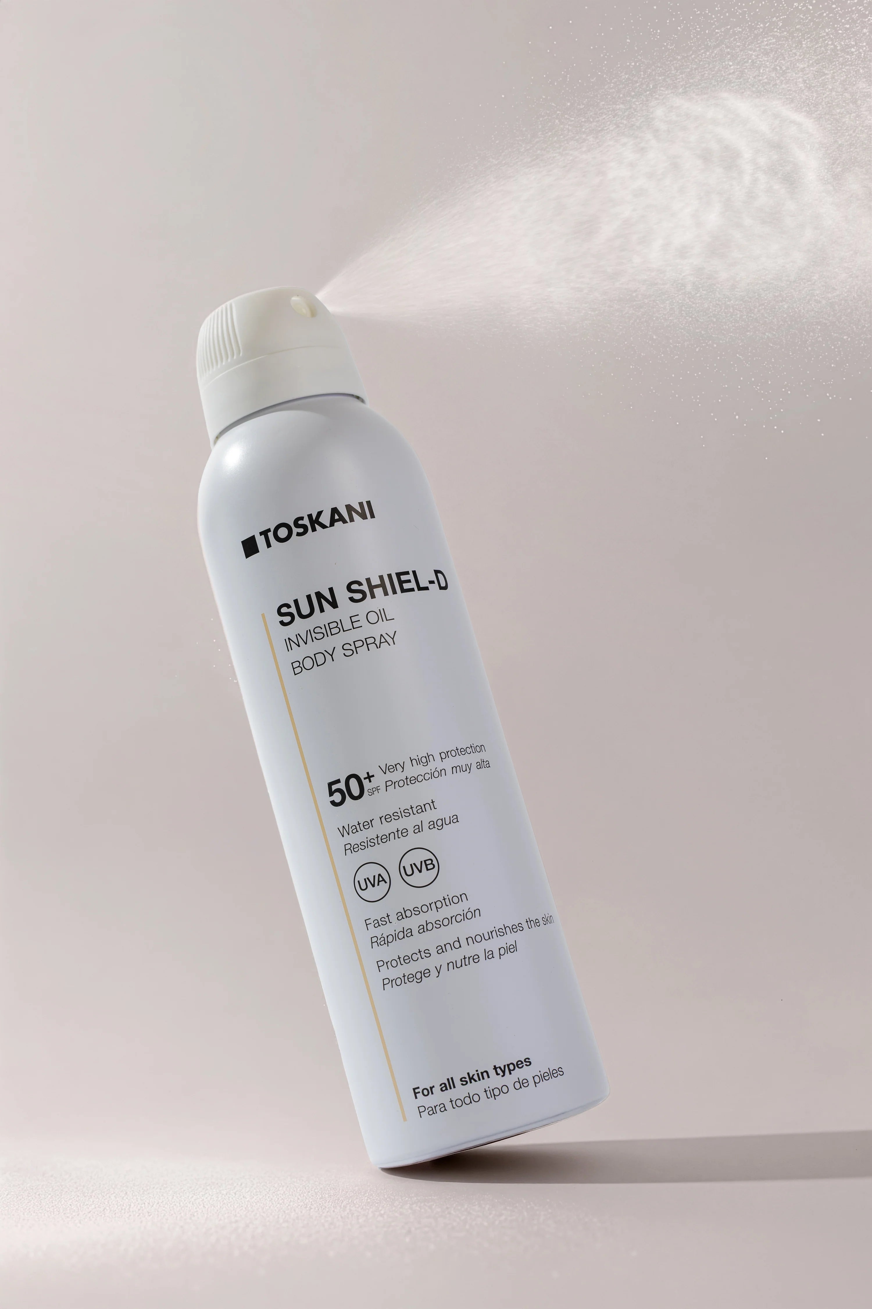 Sun Shiel-D invisible SPF body spray